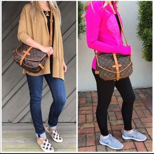 Authentic Louis Vuitton Saumur 30